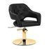 Hairdressing chair Gabbiano Parma Gold Black