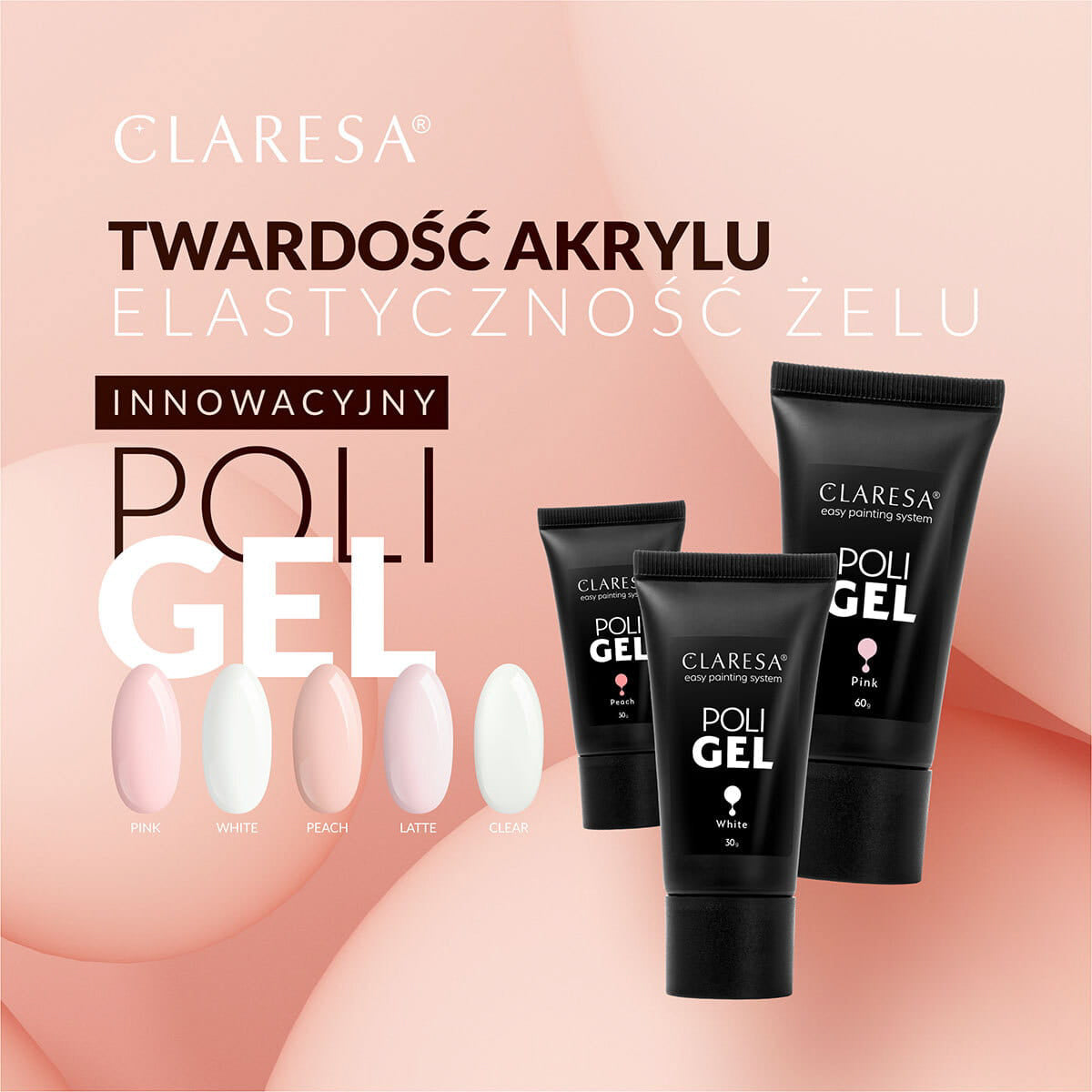 CLARESA POLI GEL LATTE 30 g