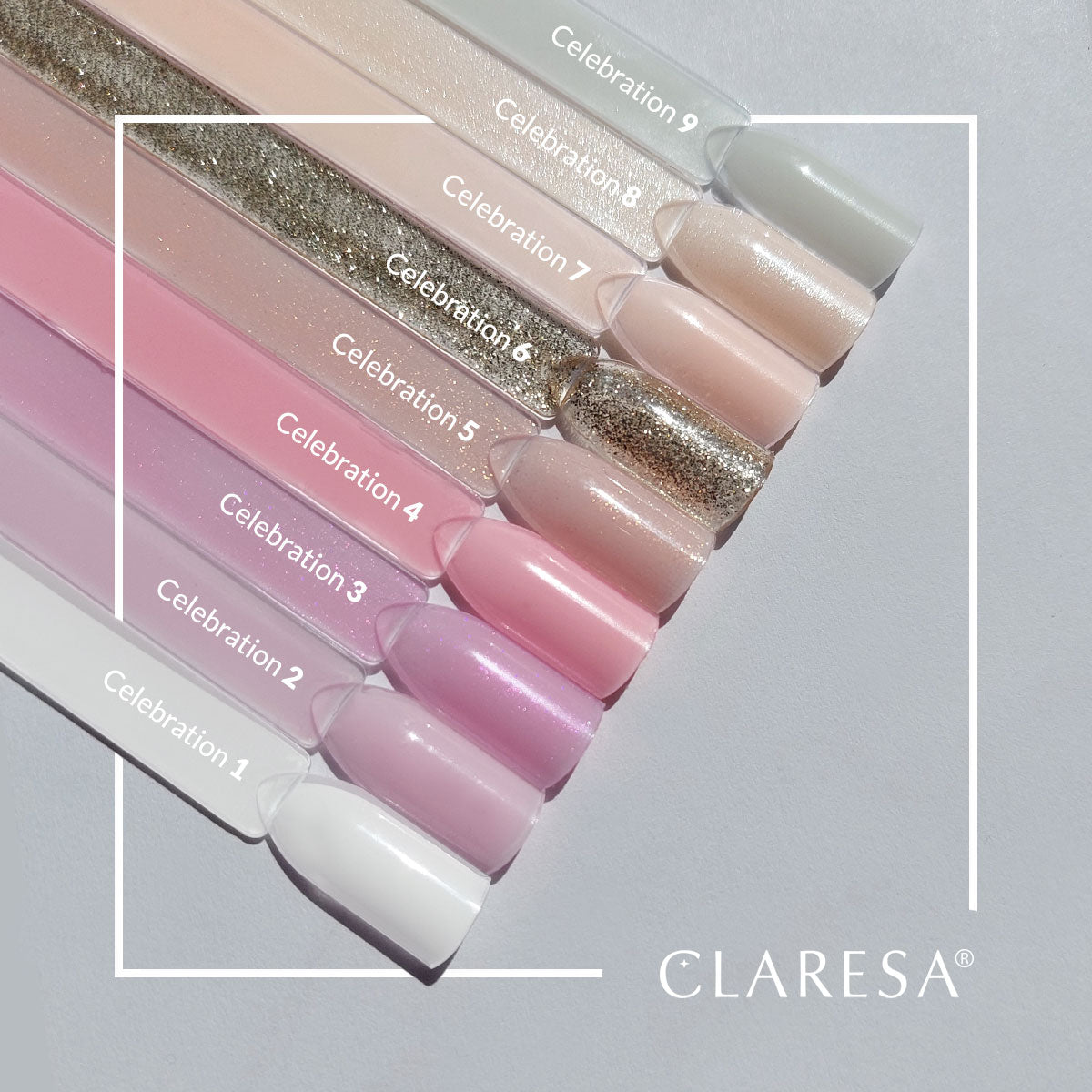 CLARESA Hybrid nail polish CELEBRATION 8 -5g