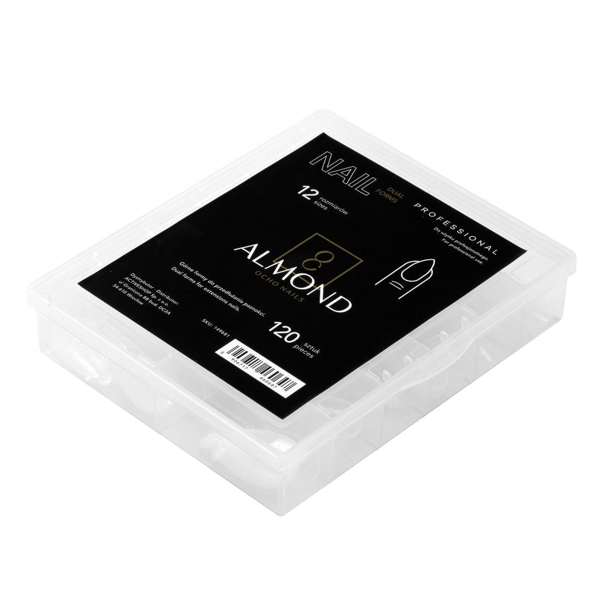 OCHO NAILS dubbele vormen amandel