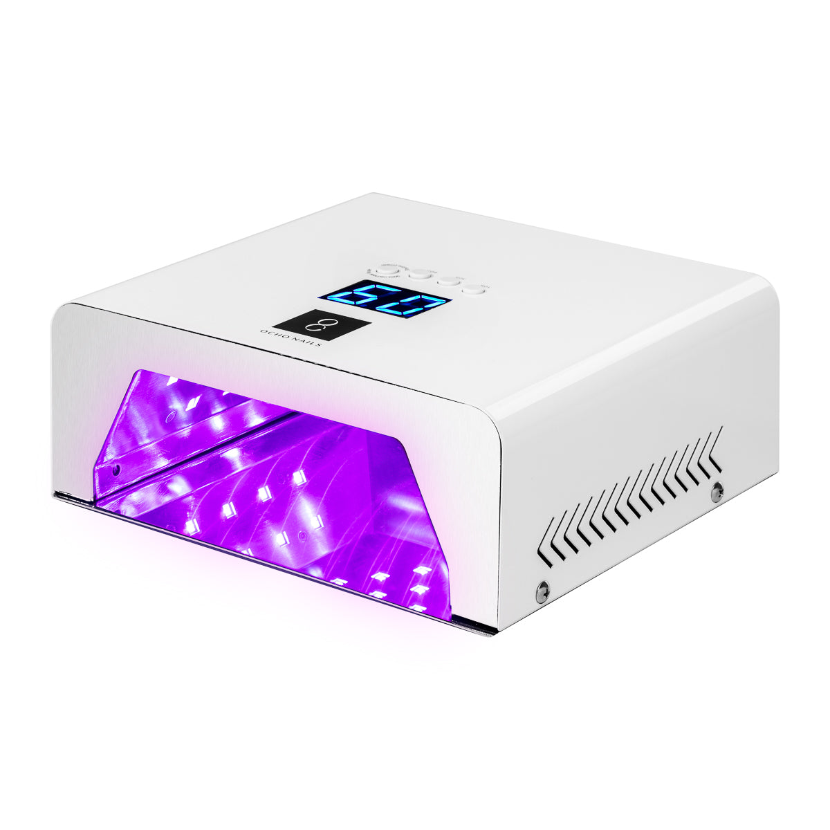 LED UV-lamp OCHO NAILS PRO X23 180W metaal witte spiegel binnenkant