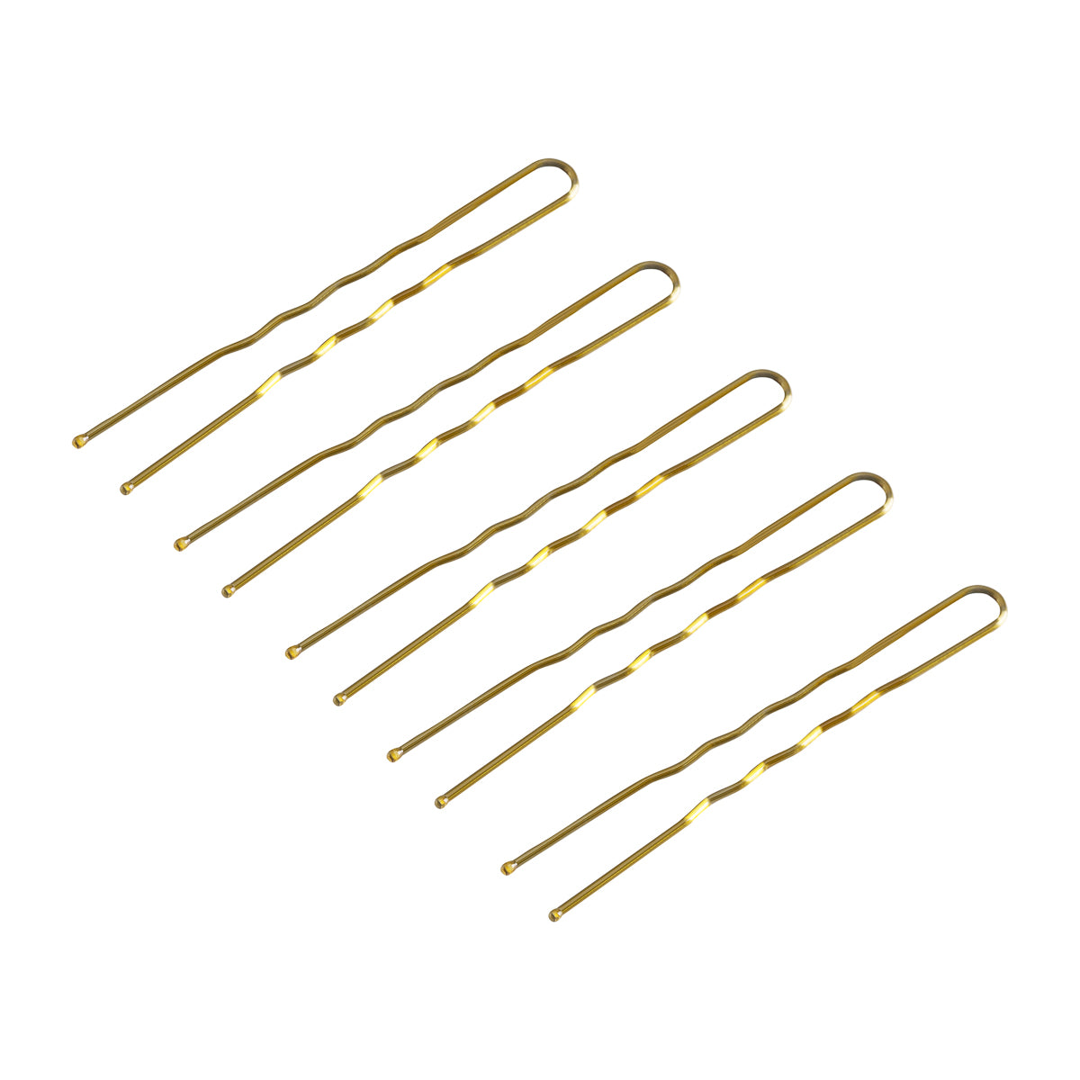 Haarspelden E-57, 5,6 cm goud, 120 stuks