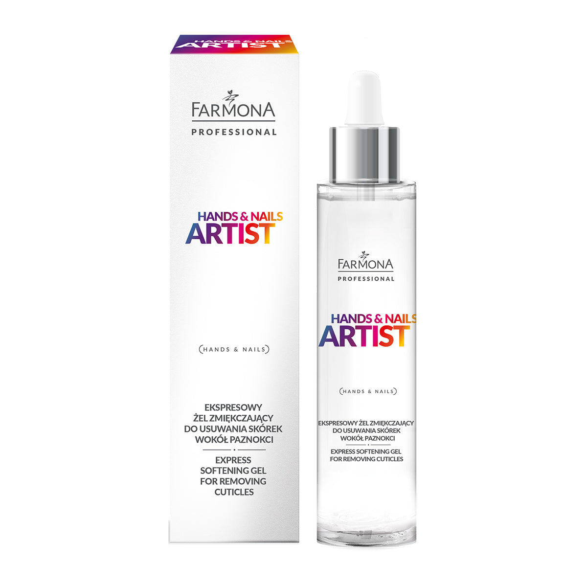 Farmona hands & nails artist express verzachtende gel voor het verwijderen van nagelriemen, 50 ml