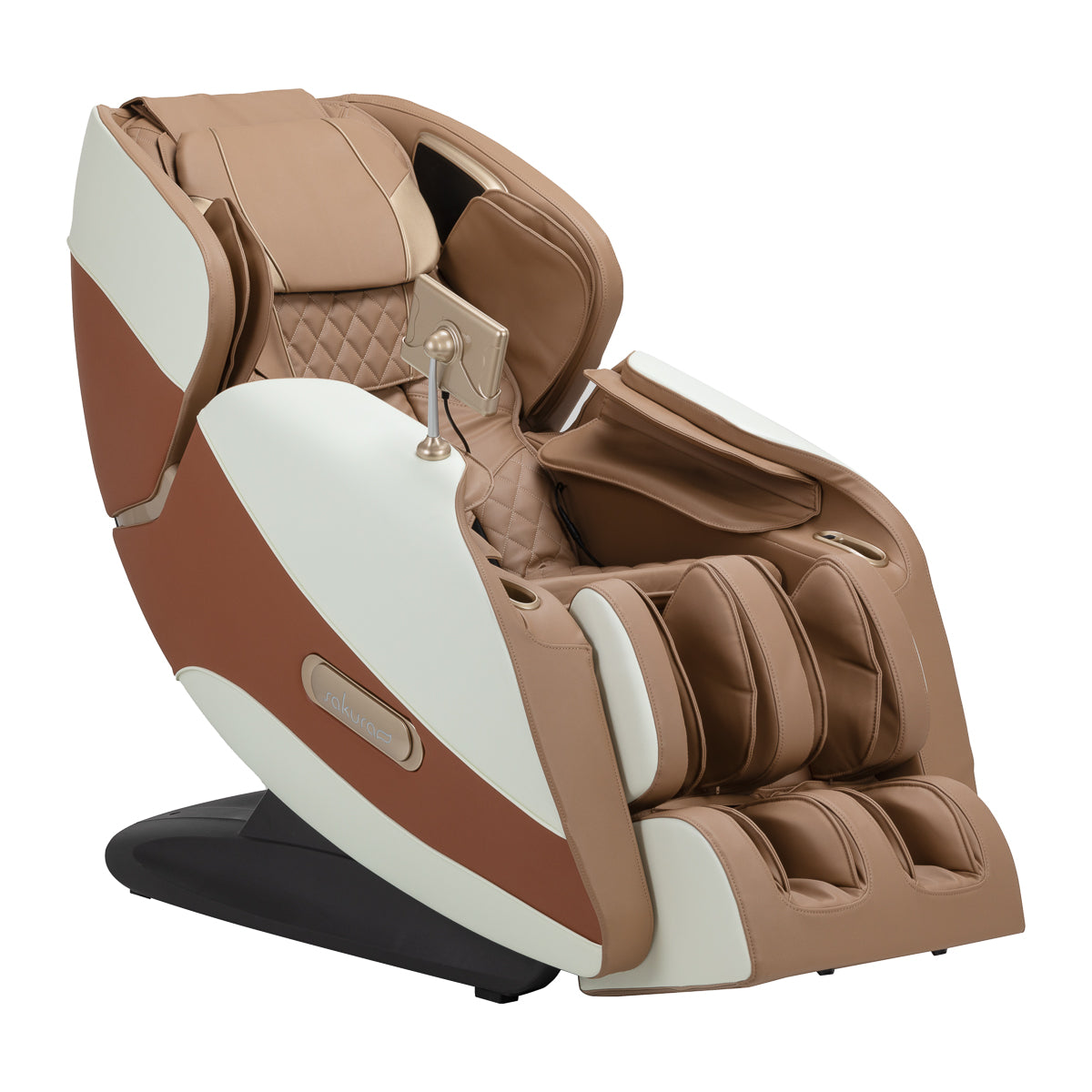 Sakura Luxury 808 massagestoel wit en beige