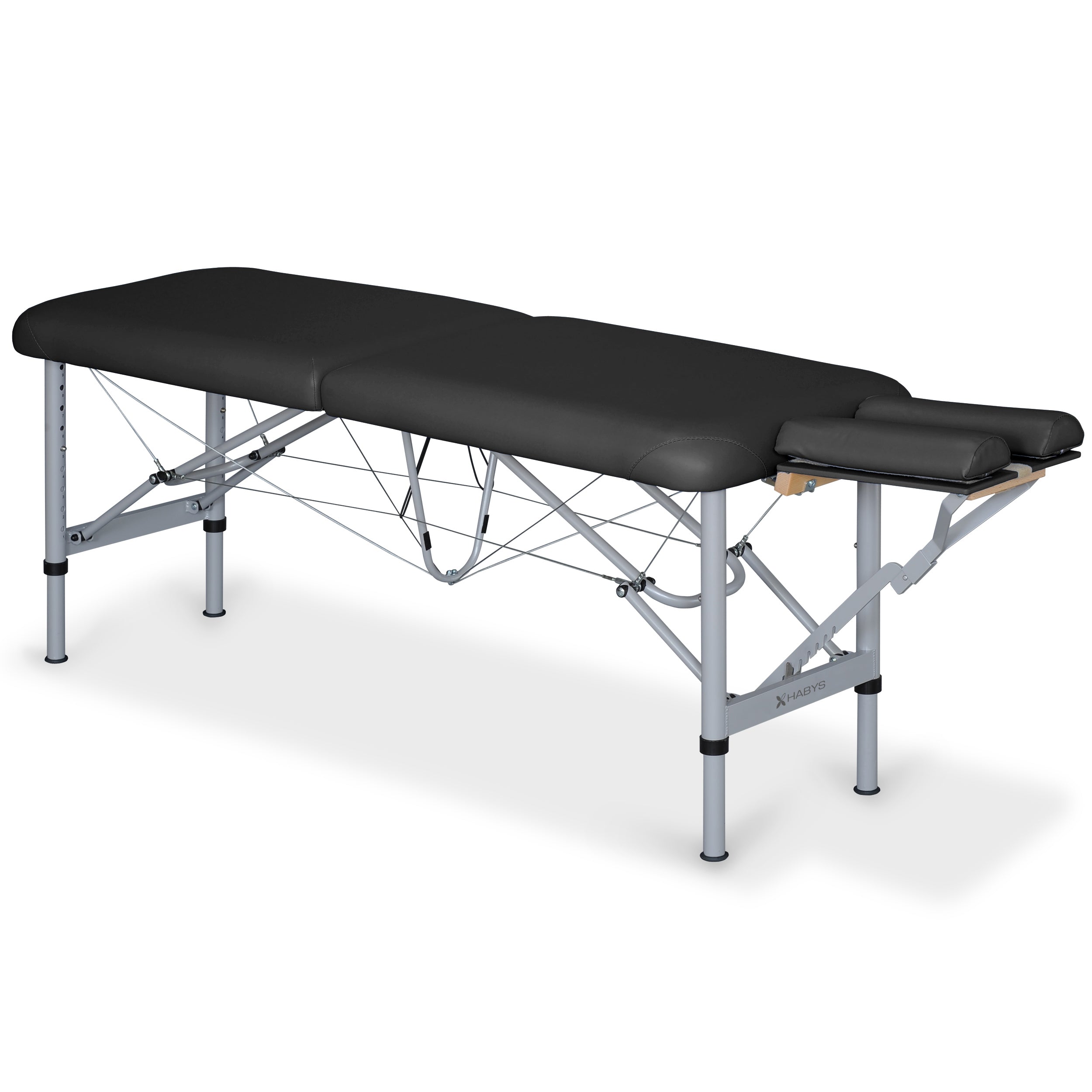 Massagetafel Chiro Ultralux 19 Alu Vinyl Flex K015, Zwart