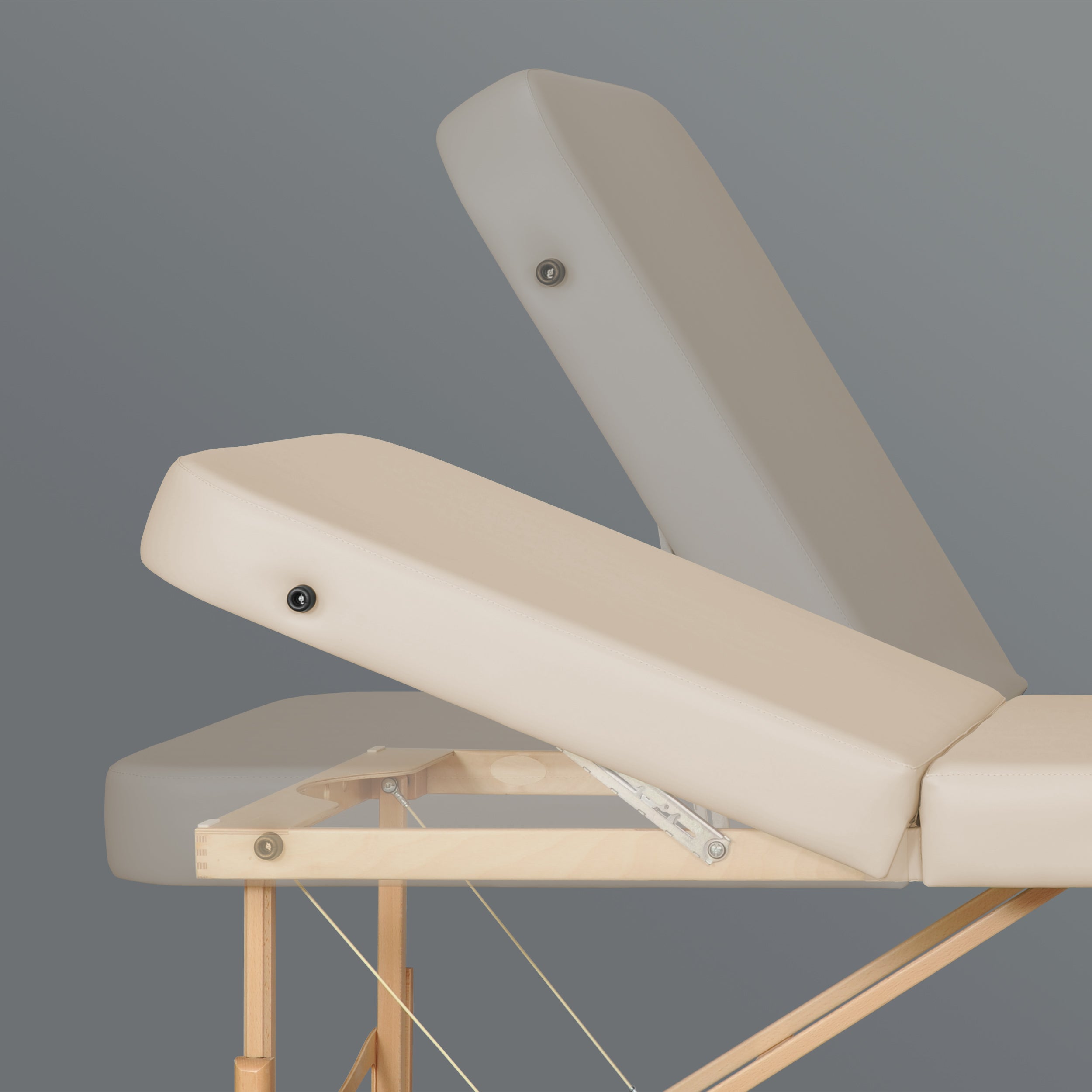 Massagetafel Gallo Plus Licht Hout 76 Vinyl Flex K033, Beige