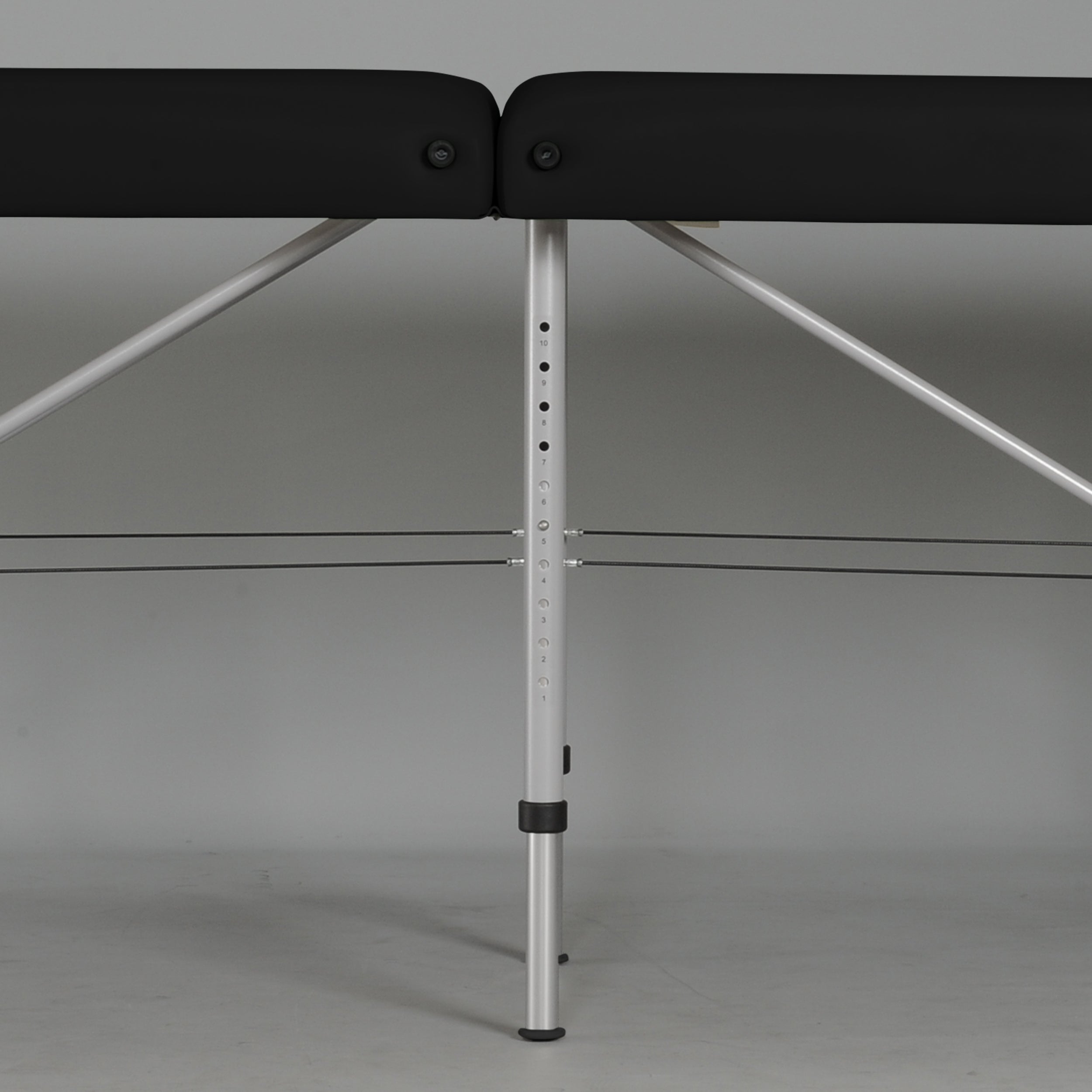 Massagetafel Medmal Alu 60 Vinyl Flex K015, Zwart