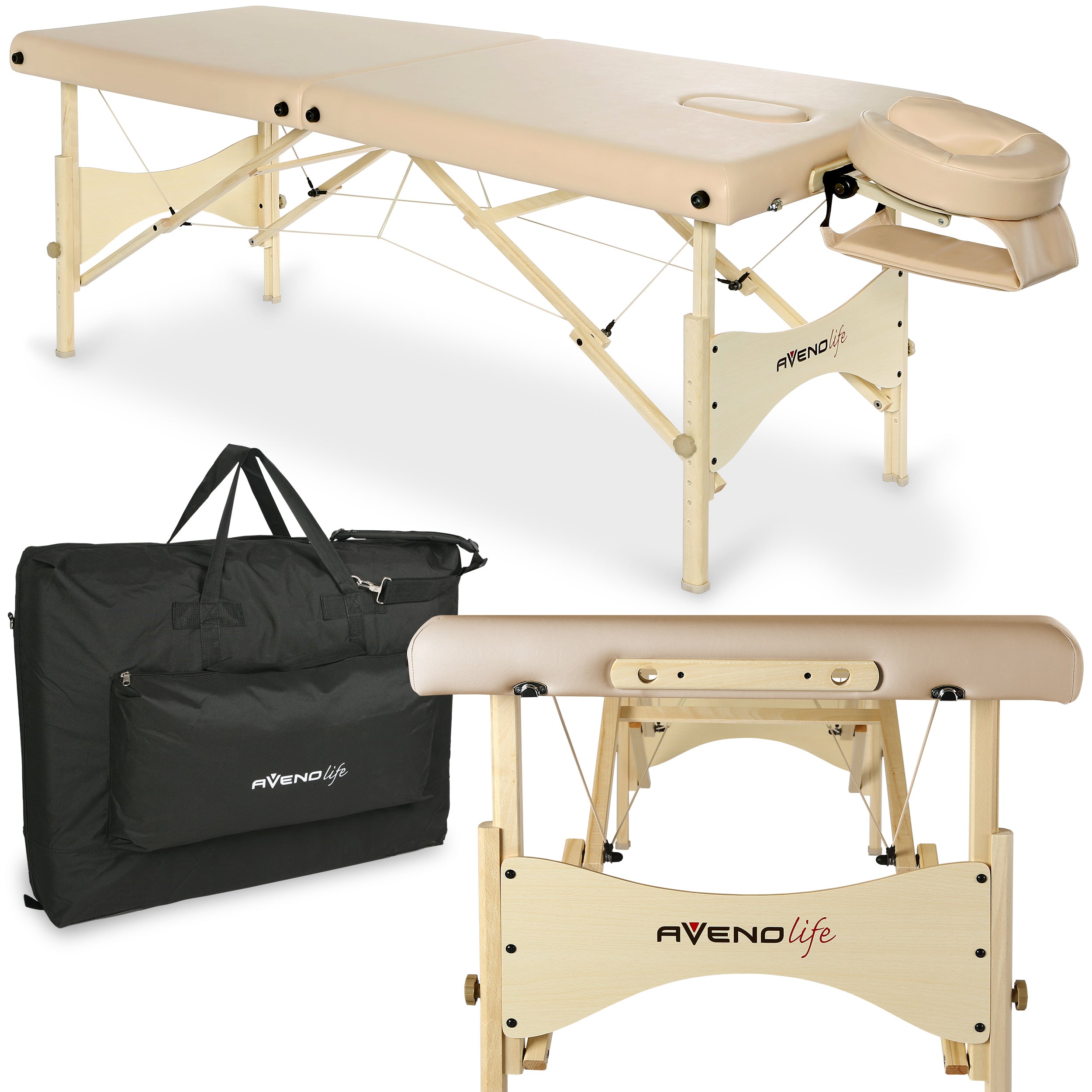 Massagetafel eSpirit 60 Soft Touch K607, Moco Beige