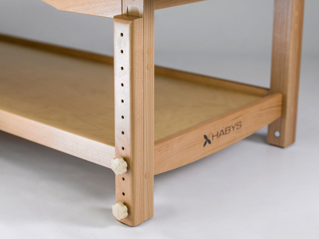 Houten bank Nova Komfort Light Hout K020, Ivoor