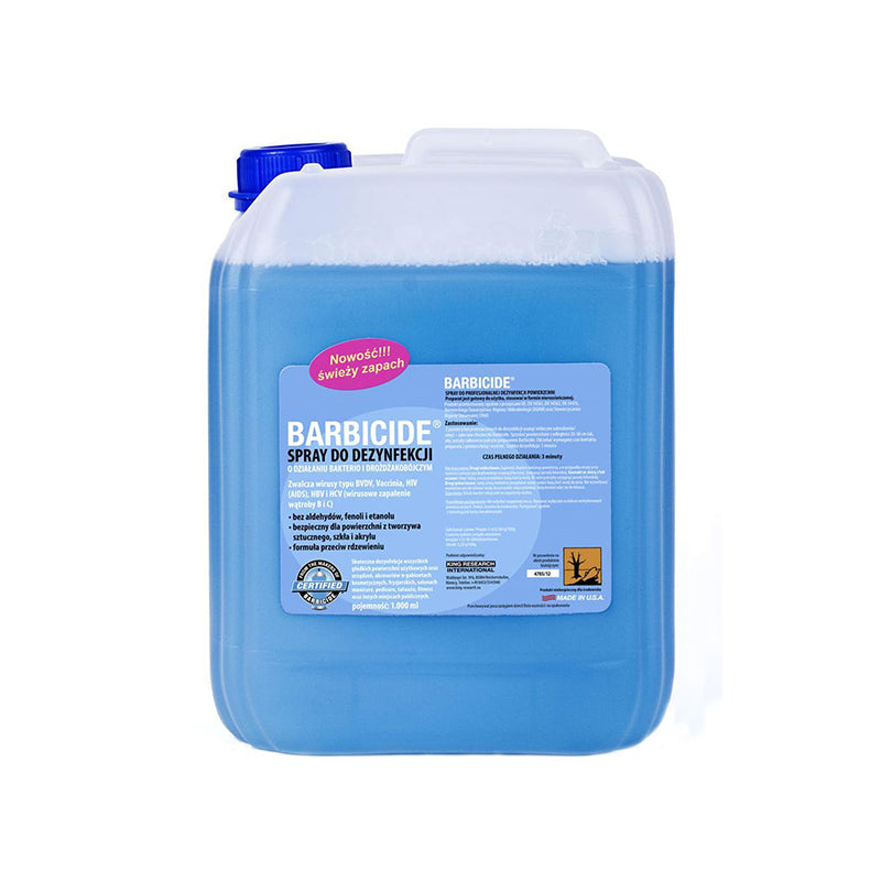 Barbicide spray voor het desinfecteren van alle oppervlakken, geurig - navulling 5l