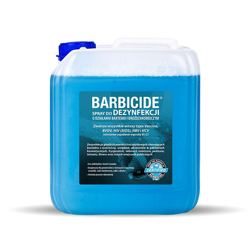 Barbicide spray voor het desinfecteren van alle oppervlakken, geurloos - navulling 5l