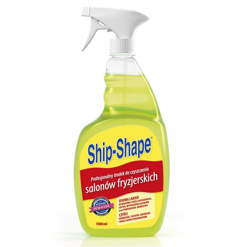 Barbicide Ship Shape spray voor het verwijderen van haarlak en hardnekkig vuil van alle oppervlakken. 1000 ml