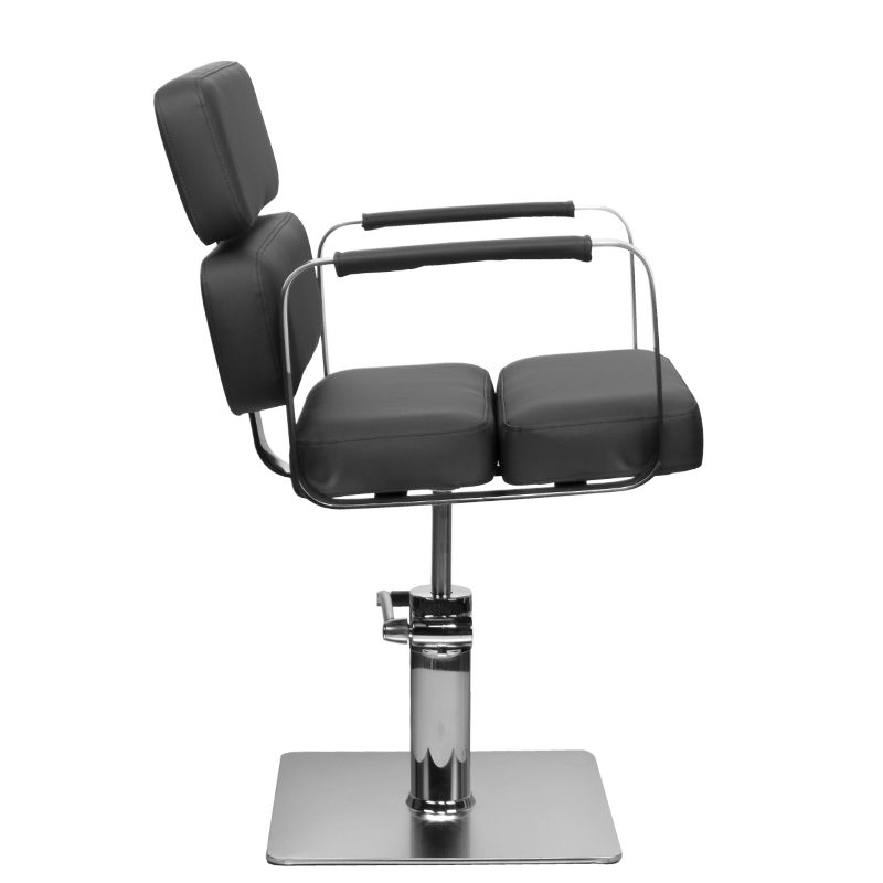 Gabbiano black hairdressing chair