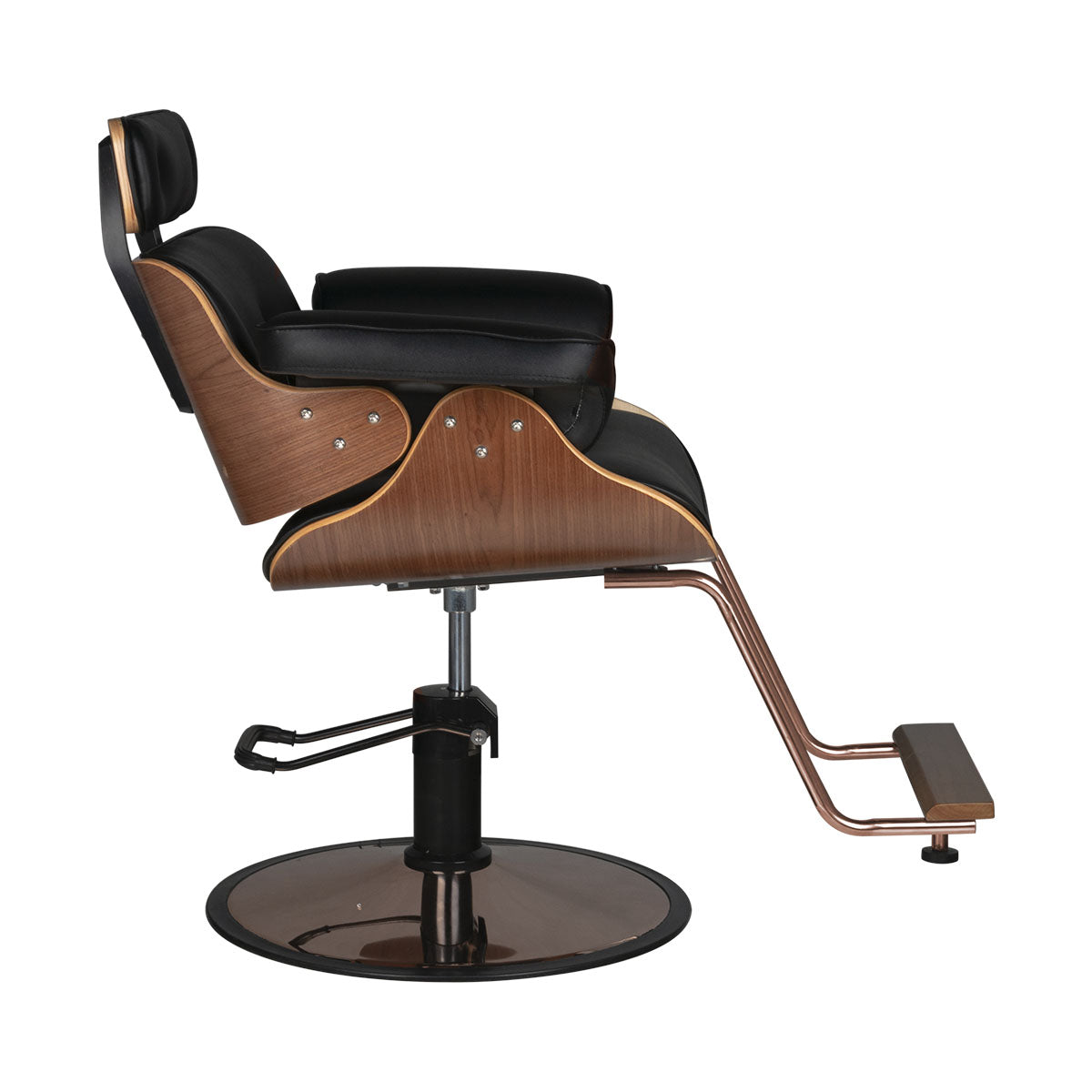 Gabbiano hairdressing chair florence black walnut