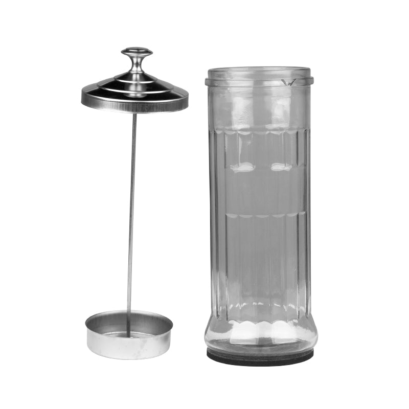 Glazen container voor het desinfecteren van gereedschap q6a 1500 ml