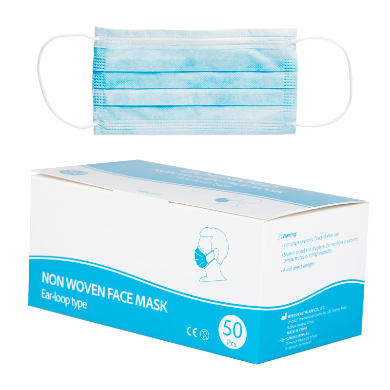 DISPOSABLE PROTECTIVE MASKS MEDICAL GRADE 50 pcs