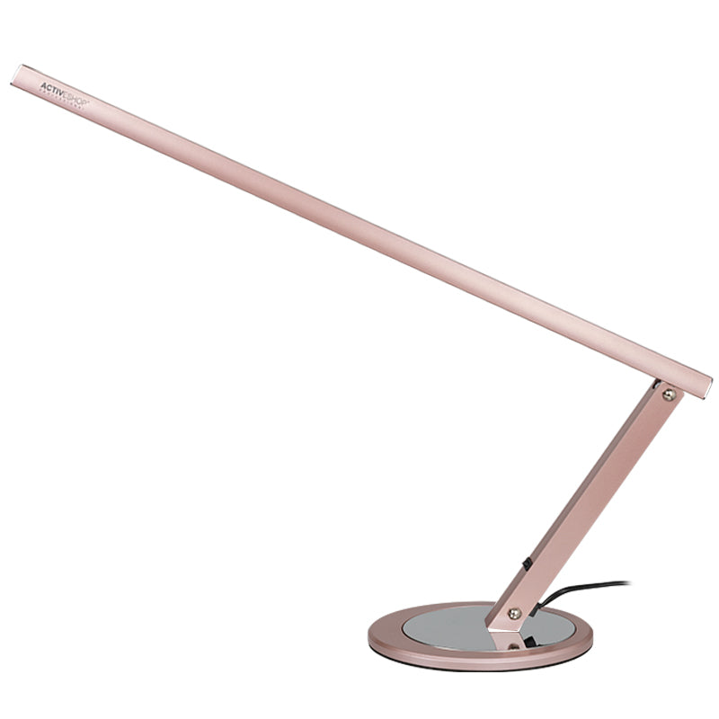 Roségouden slanke led-bureaulamp