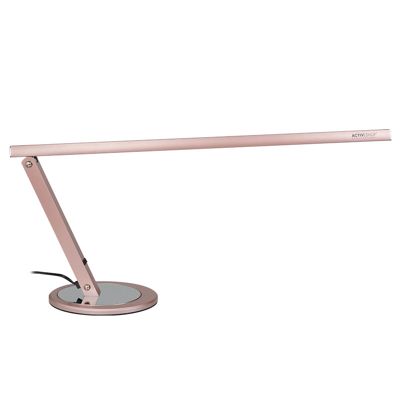 Roségouden slanke led-bureaulamp