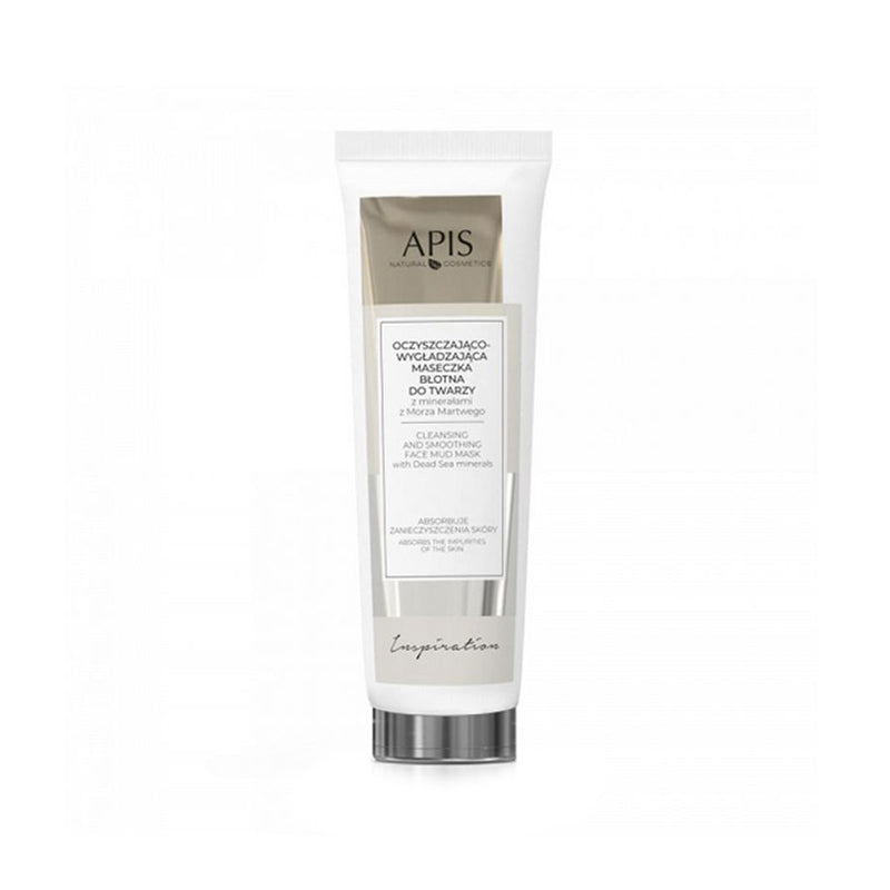 Apis inspiration, reinigend en gladmakend gezichtsmoddermasker met dode zeemineralen, 100 ml