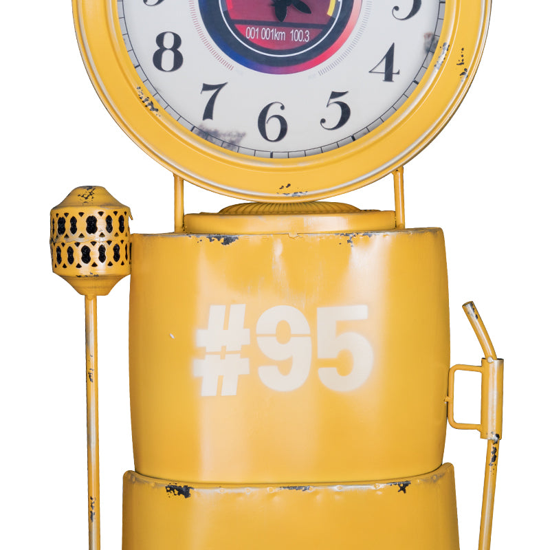 Decoration clock, distributor yellow