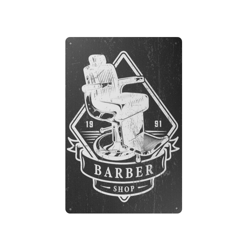 Decorative plaque barber b033