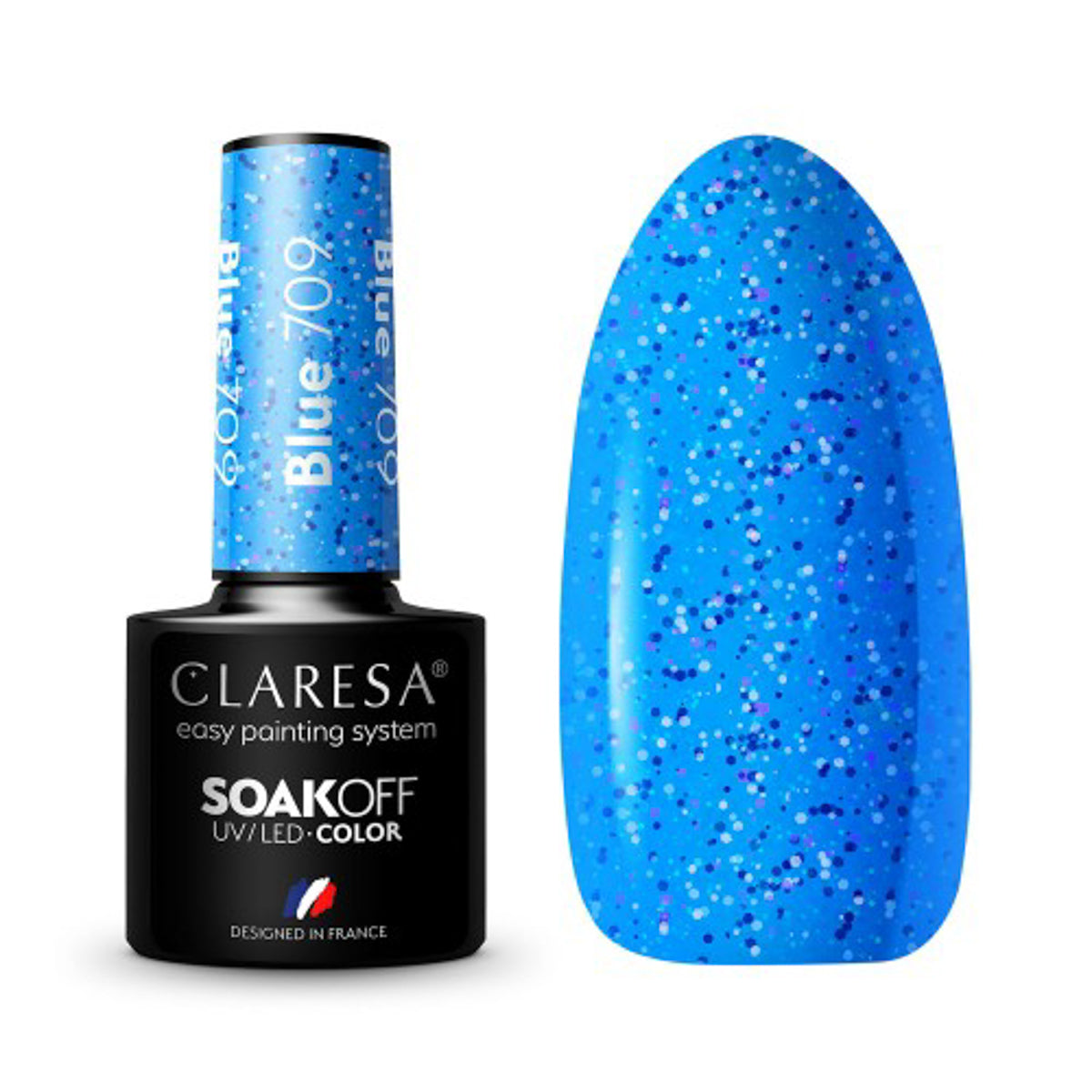 CLARESA Hybride nagellak BLAUW 709 -5g