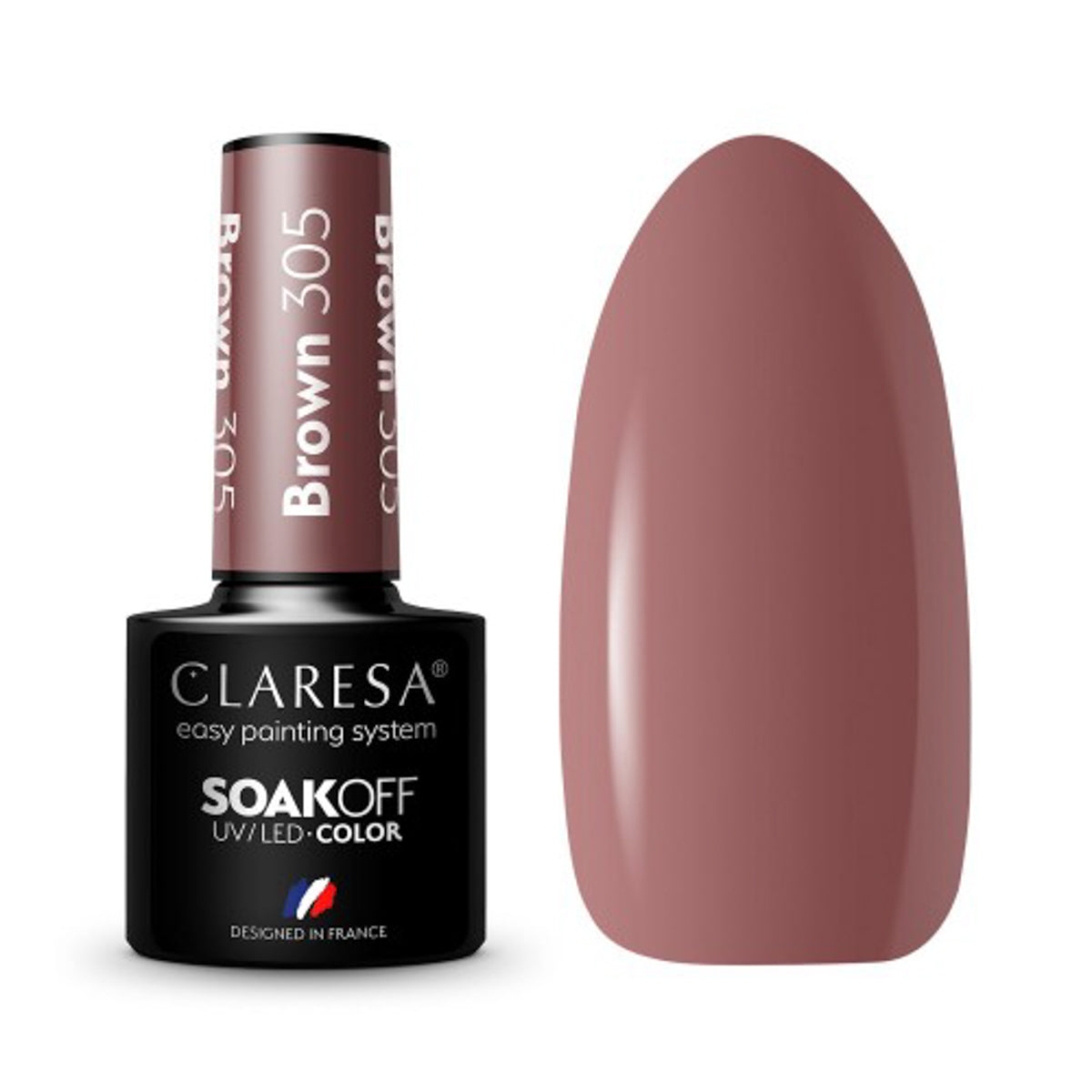 CLARESA Hybride nagellak BRUIN 305 -5g