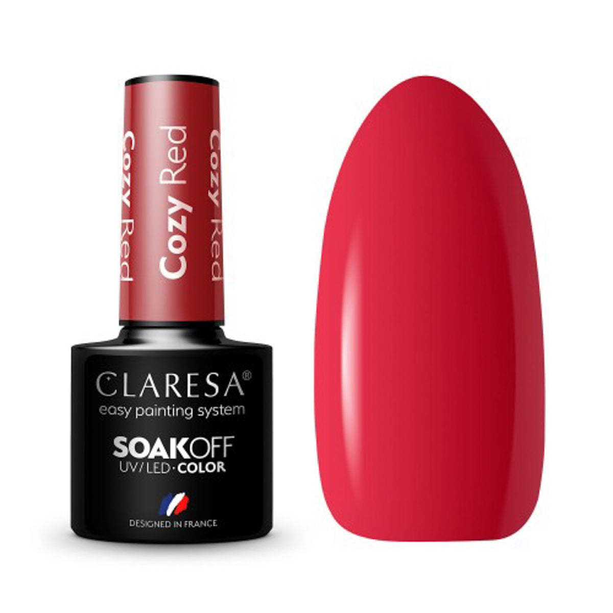 CLARESA Hybride nagellak COSY ROOD -5g