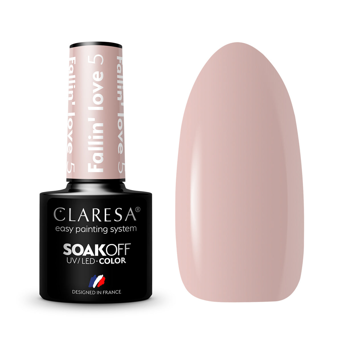 CLARESA Hybrid nail polish FALLIN "LOVE 5 -5g