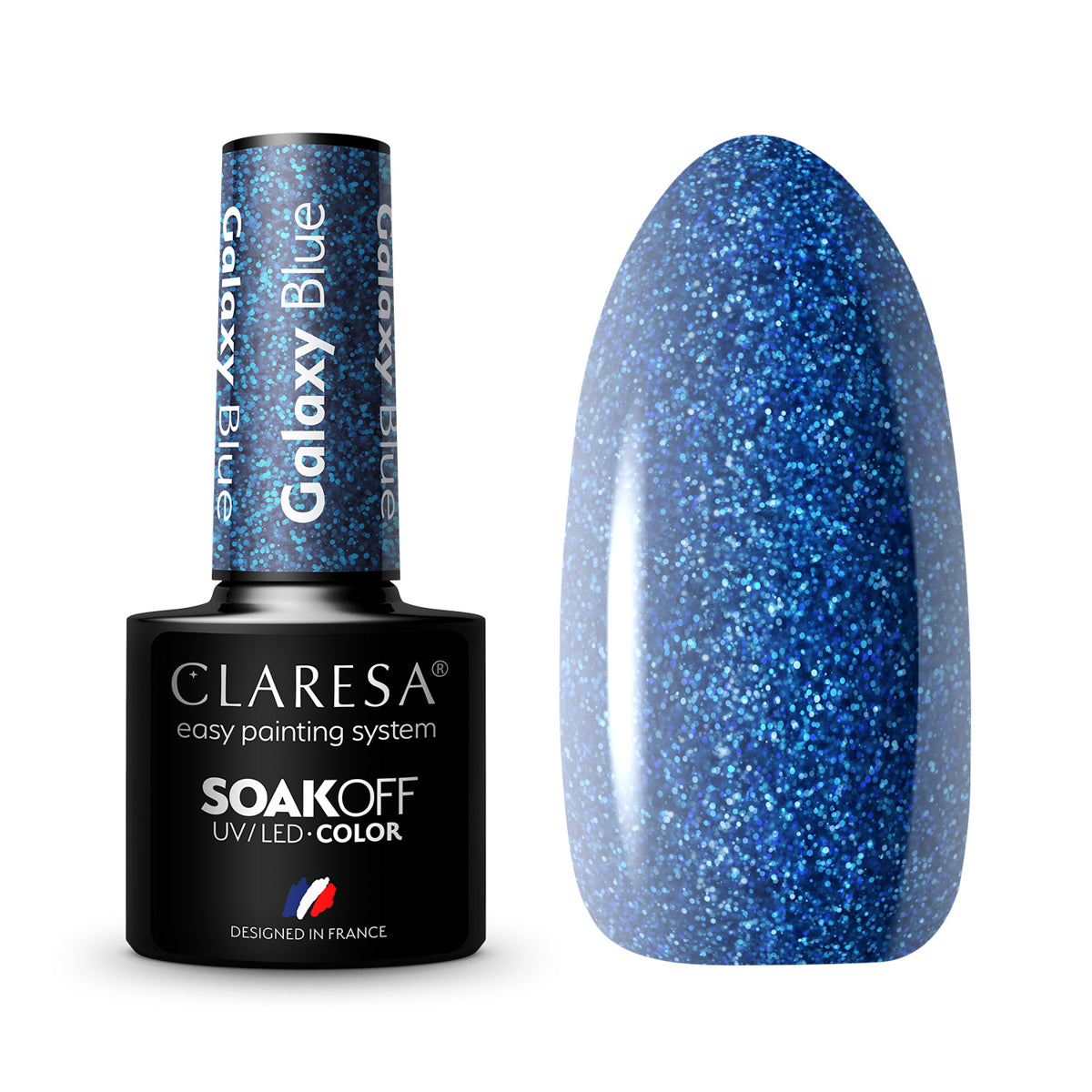 CLARESA Hybride nagellak Galaxy Blue 5g