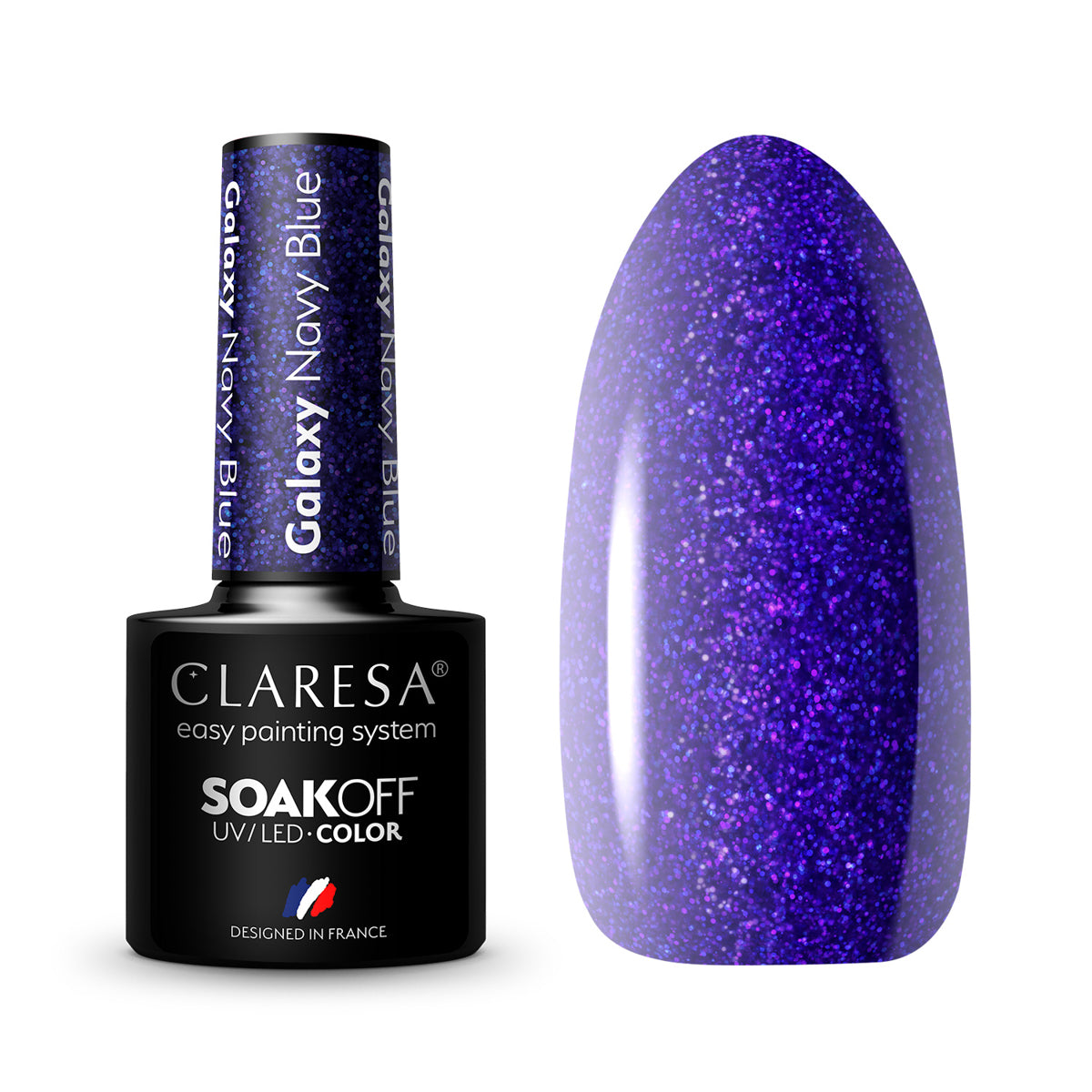 CLARESA Hybride nagellak Galaxy Marineblauw 5g