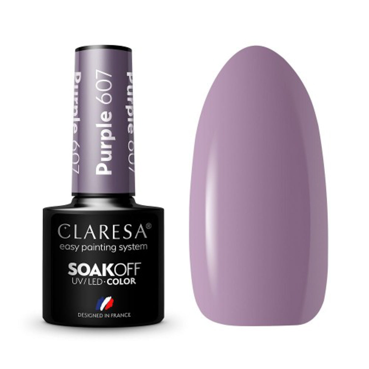 CLARESA Hybride nagellak PAARS 607 -5g