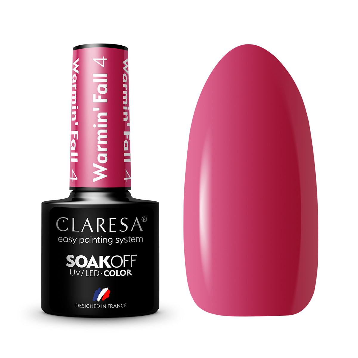 CLARESA Hybrid nail polish WARMIN "FALL 4 -5g