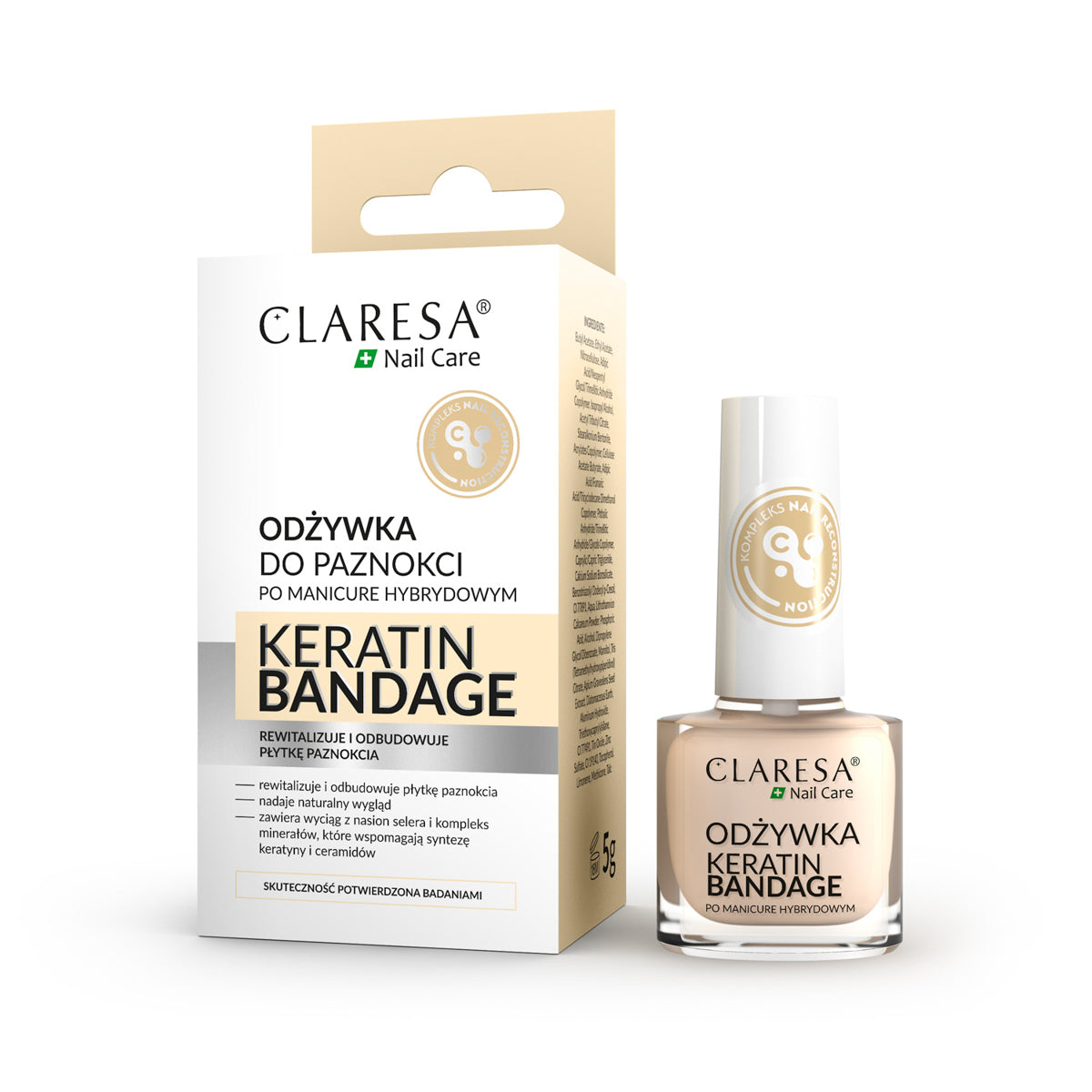 CLARESA Keratin Bandage nagelconditioner 5 g