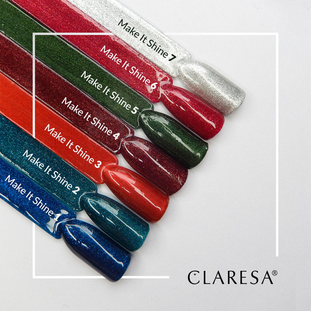 CLARESA Hybrid nail polish Make It Shine! 4 -5g