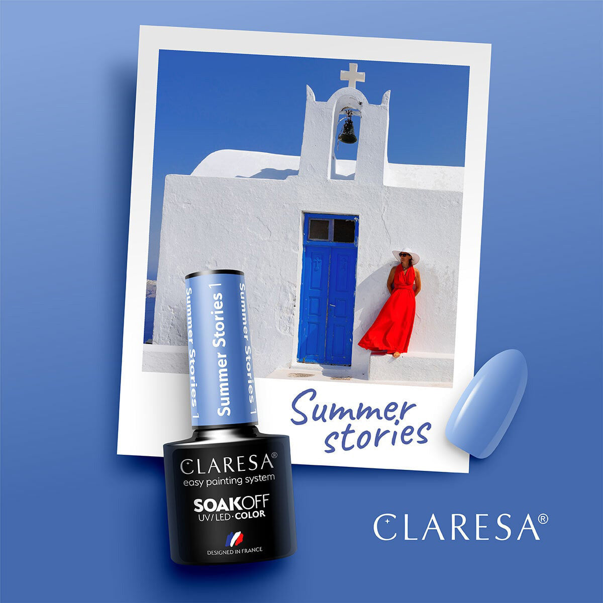 CLARESA hybride vernis SUMMER STORIES 1 -5g