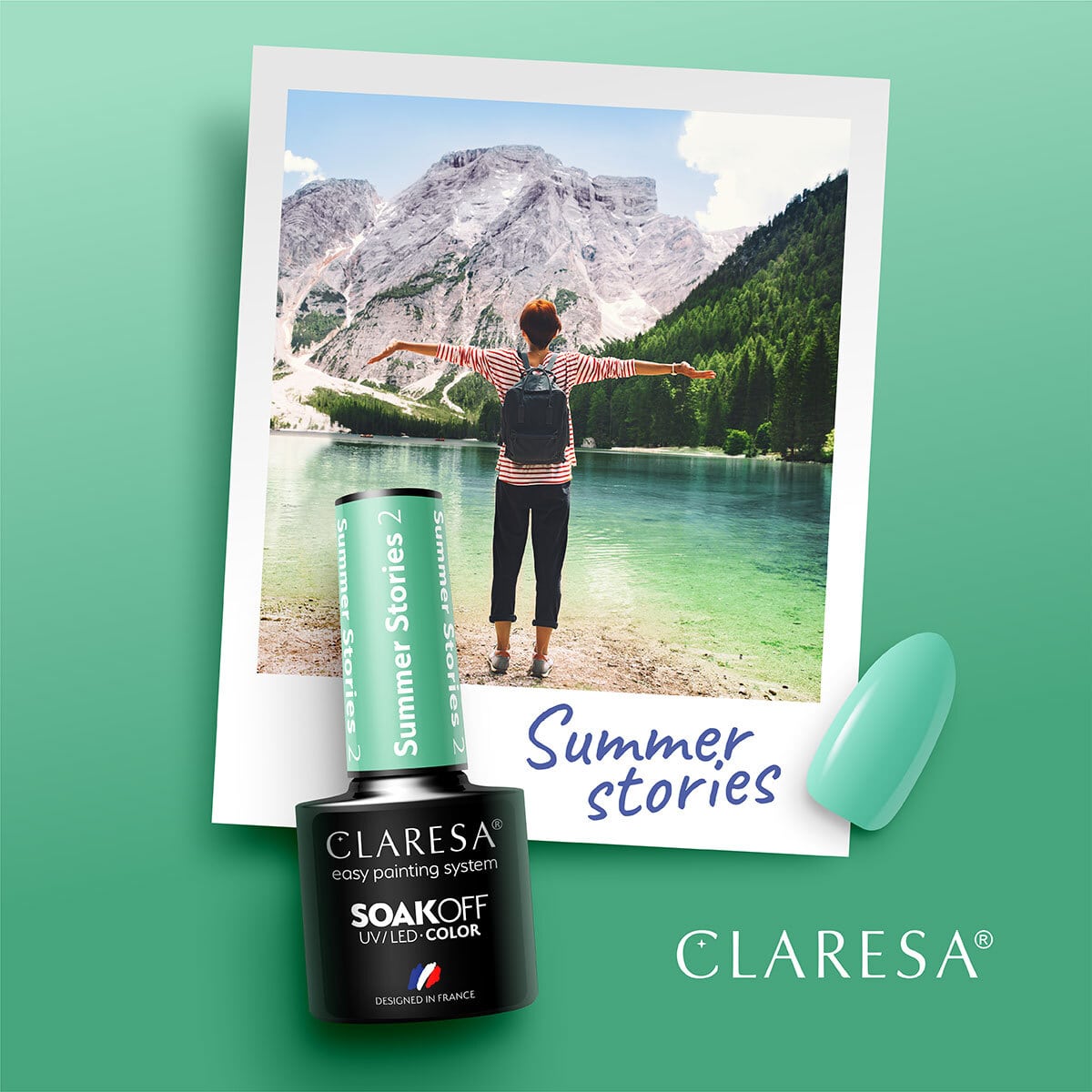 CLARESA hybride vernis SUMMER STORIES 2 -5g