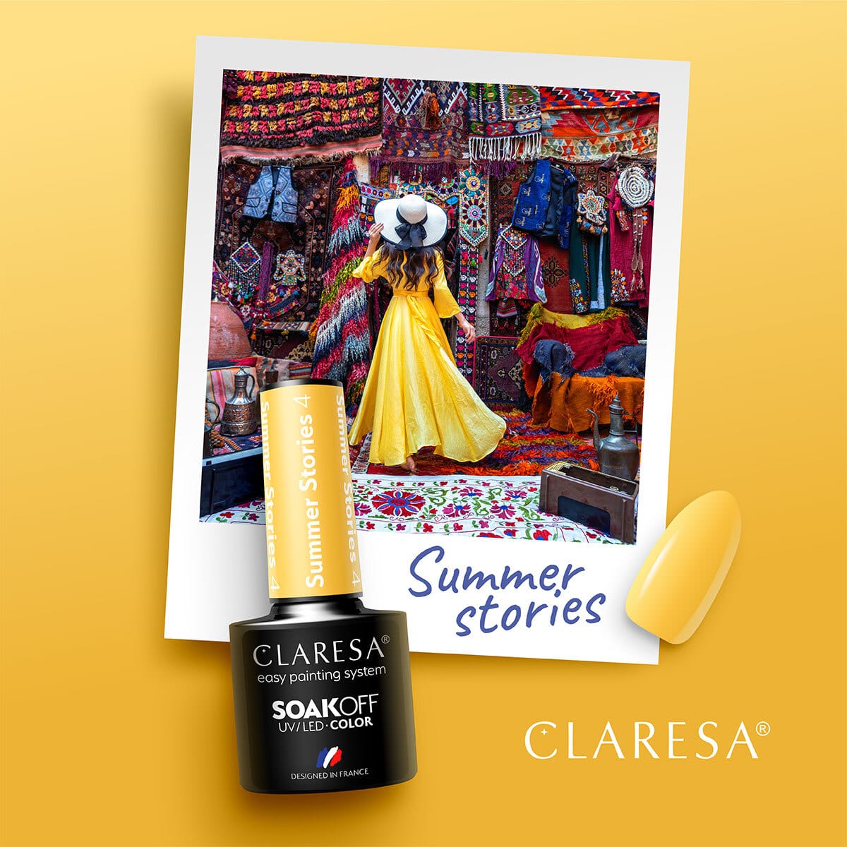 CLARESA hybride vernis SUMMER STORIES 4 -5g