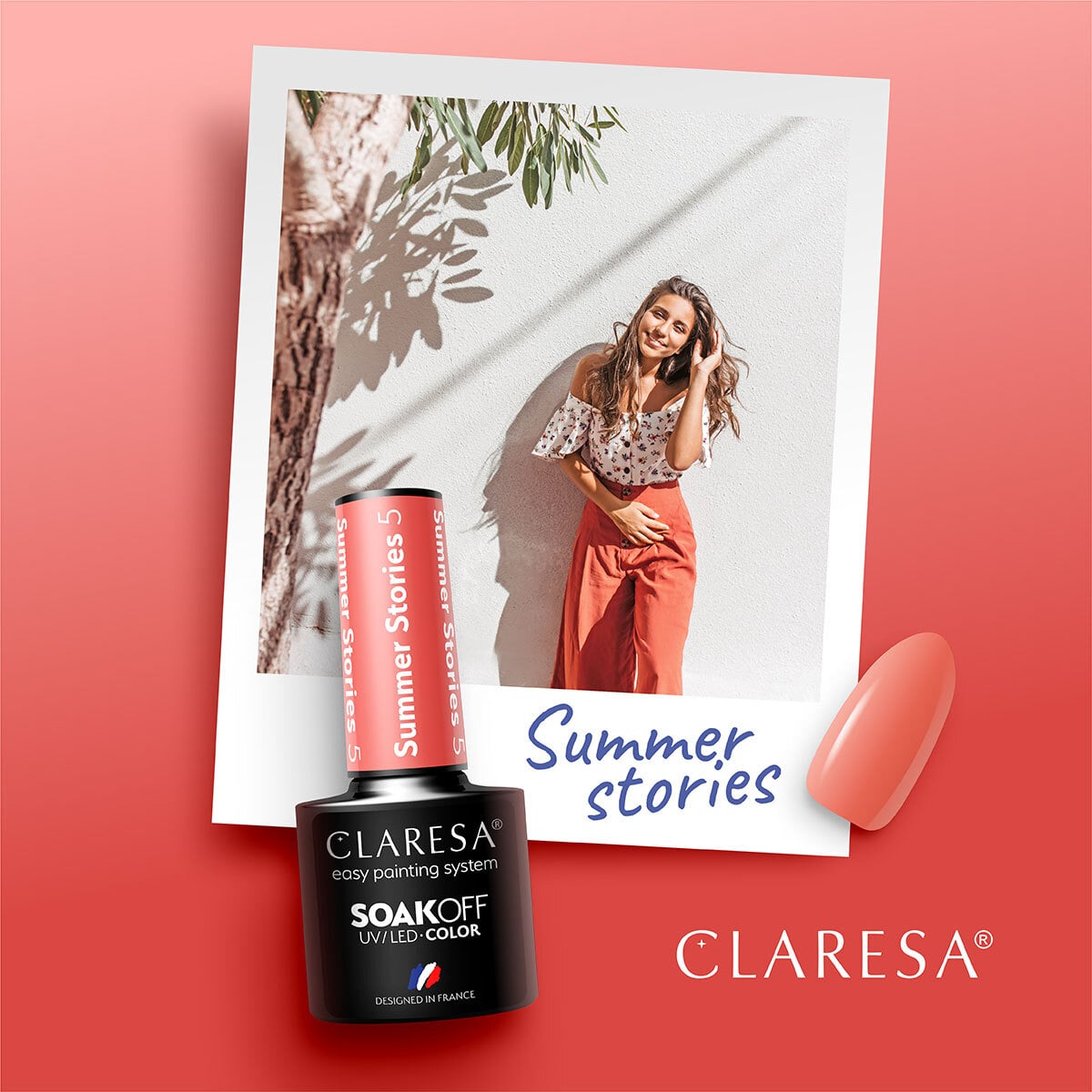 CLARESA hybrid varnish SUMMER STORIES 5 -5g