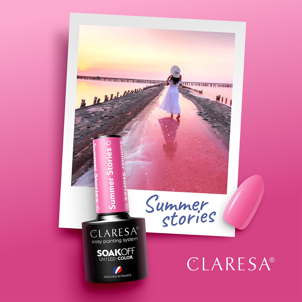 CLARESA hybride vernis SUMMER STORIES 6 -5g