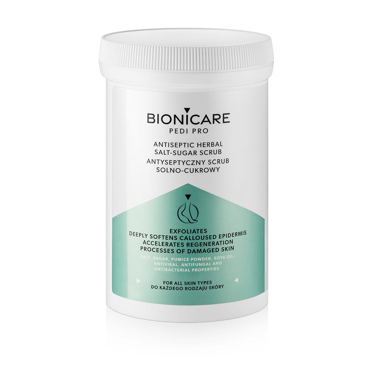 BIONICARE ANTISEPTIC SCRUB ZOUT-SUIKER 500 g