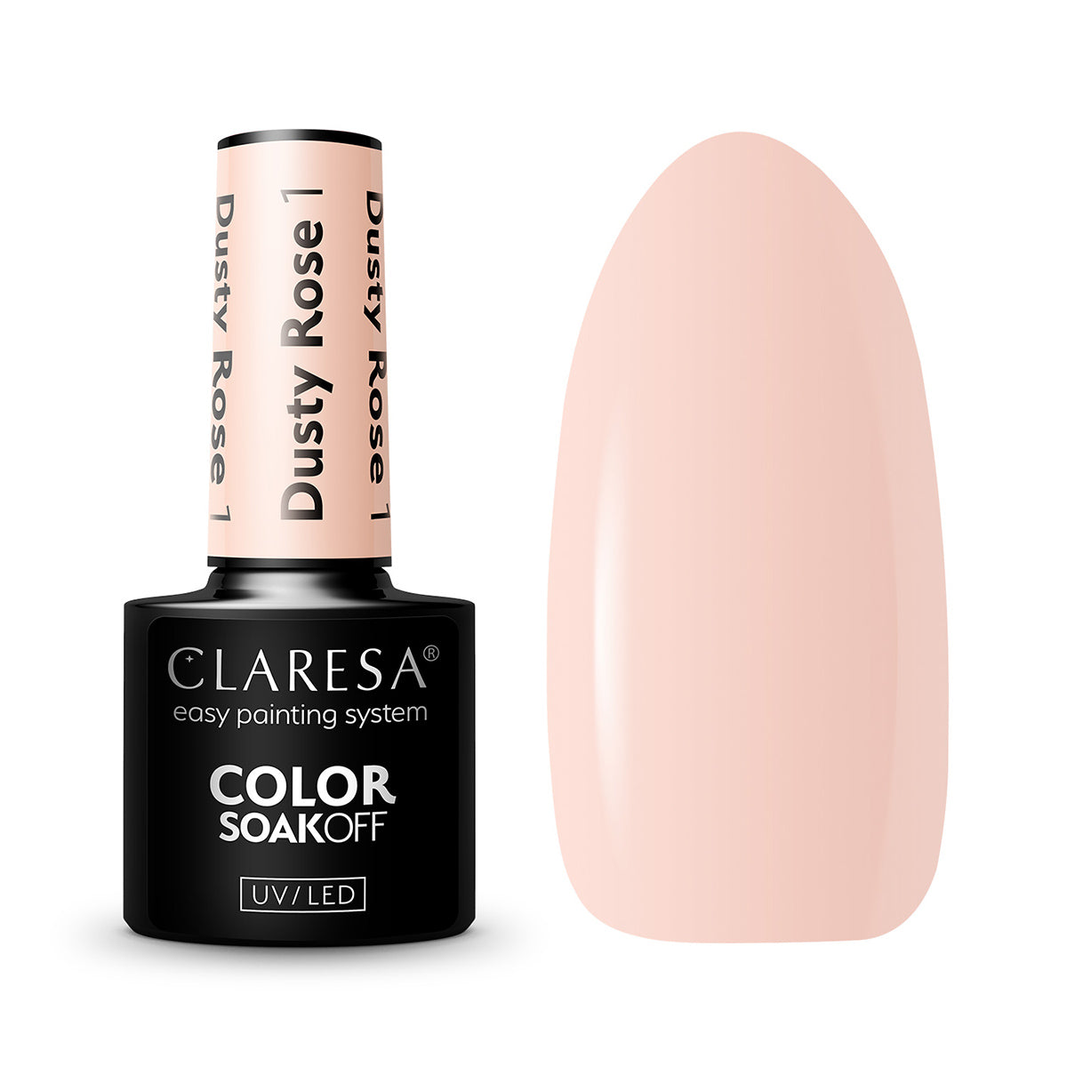 CLARESA Hybride nagellak DUSTY ROSE 1 -5g