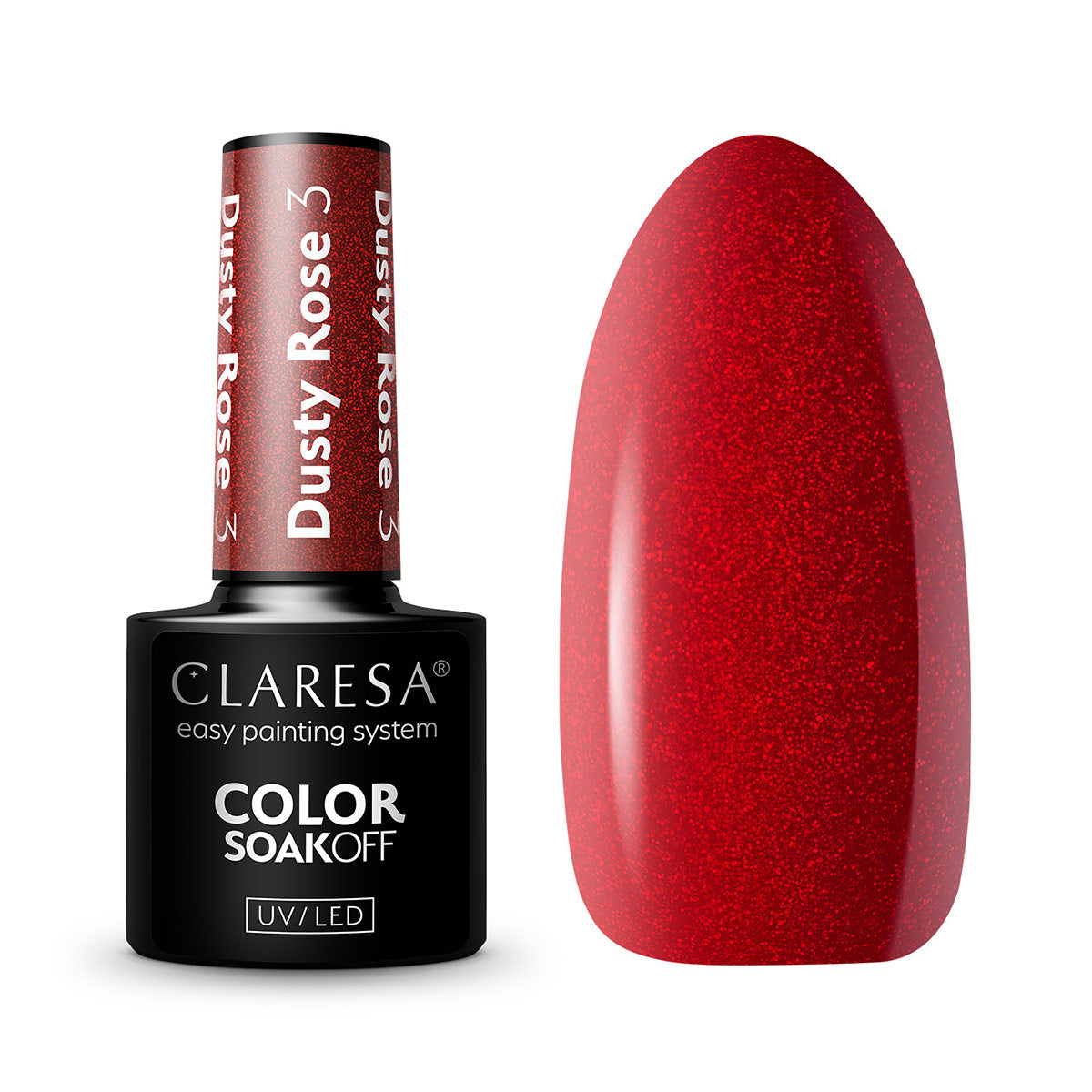 CLARESA Hybride nagellak DUSTY ROSE 3 -5g