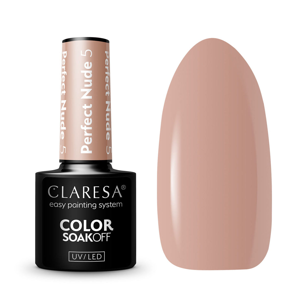 CLARESA Hybride nagellak PERFECT NUDE 5 -5g