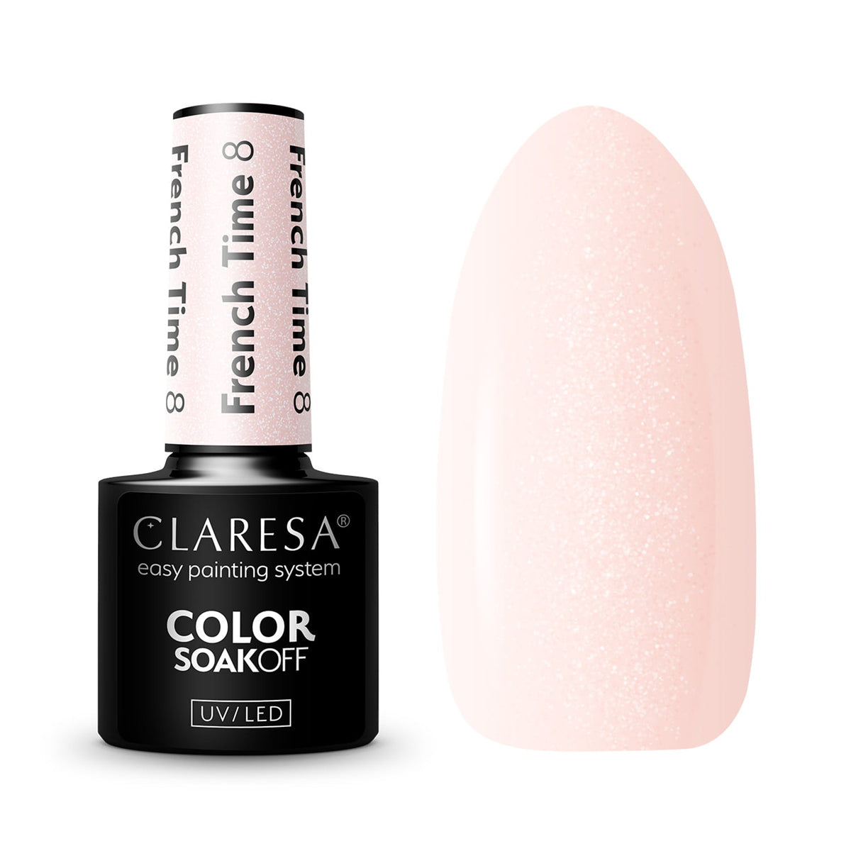 CLARESA French Time Hybride nagellak 8 -5g