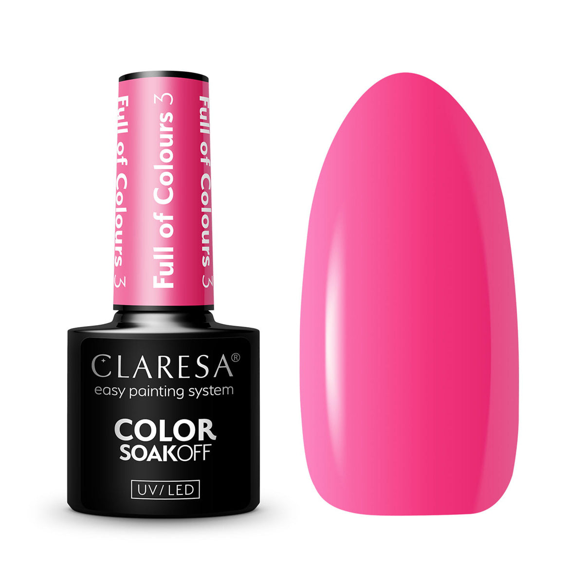 CLARESA Full of colours Hybride nagellak 3 -5g